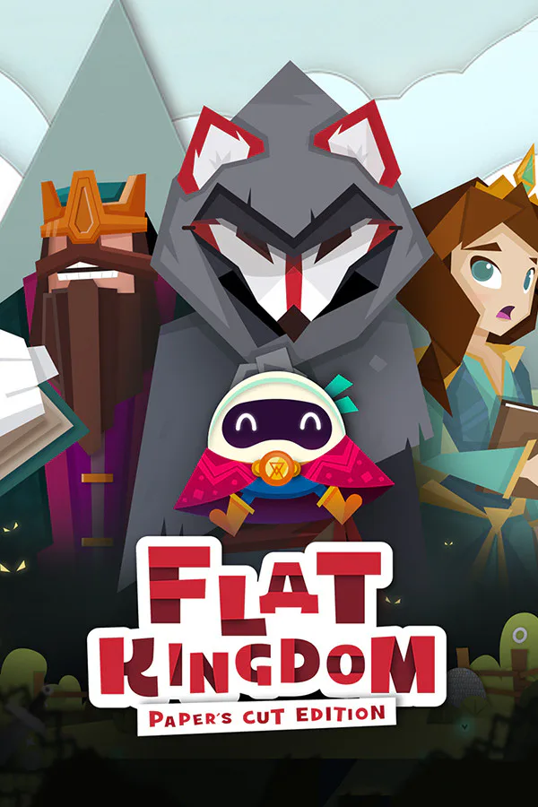 Copertina di Flat Kingdom Paper's Cut Edition