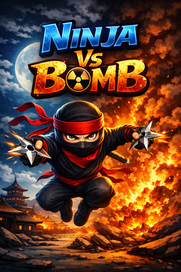 Copertina di Ninja Vs Bomb