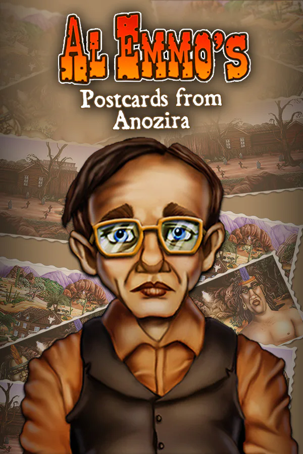 Copertina di Al Emmo's Postcards from Anozira