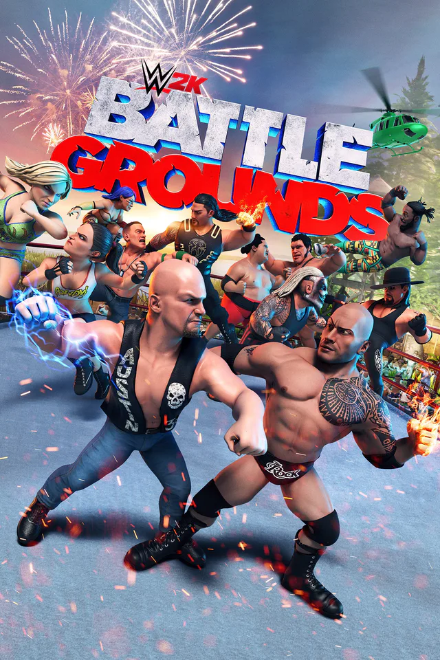 Copertina di WWE 2K Battlegrounds